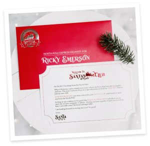 Santa's Club Letter & Envelope